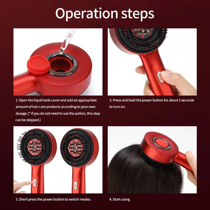 Electric Head Massager - Anti Hair Loss Care (Oil applicator)